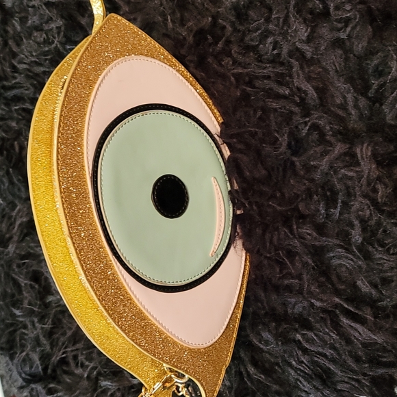 *SOLD * Nila Anthony glitter eyeball purse - Picture 7 of 9